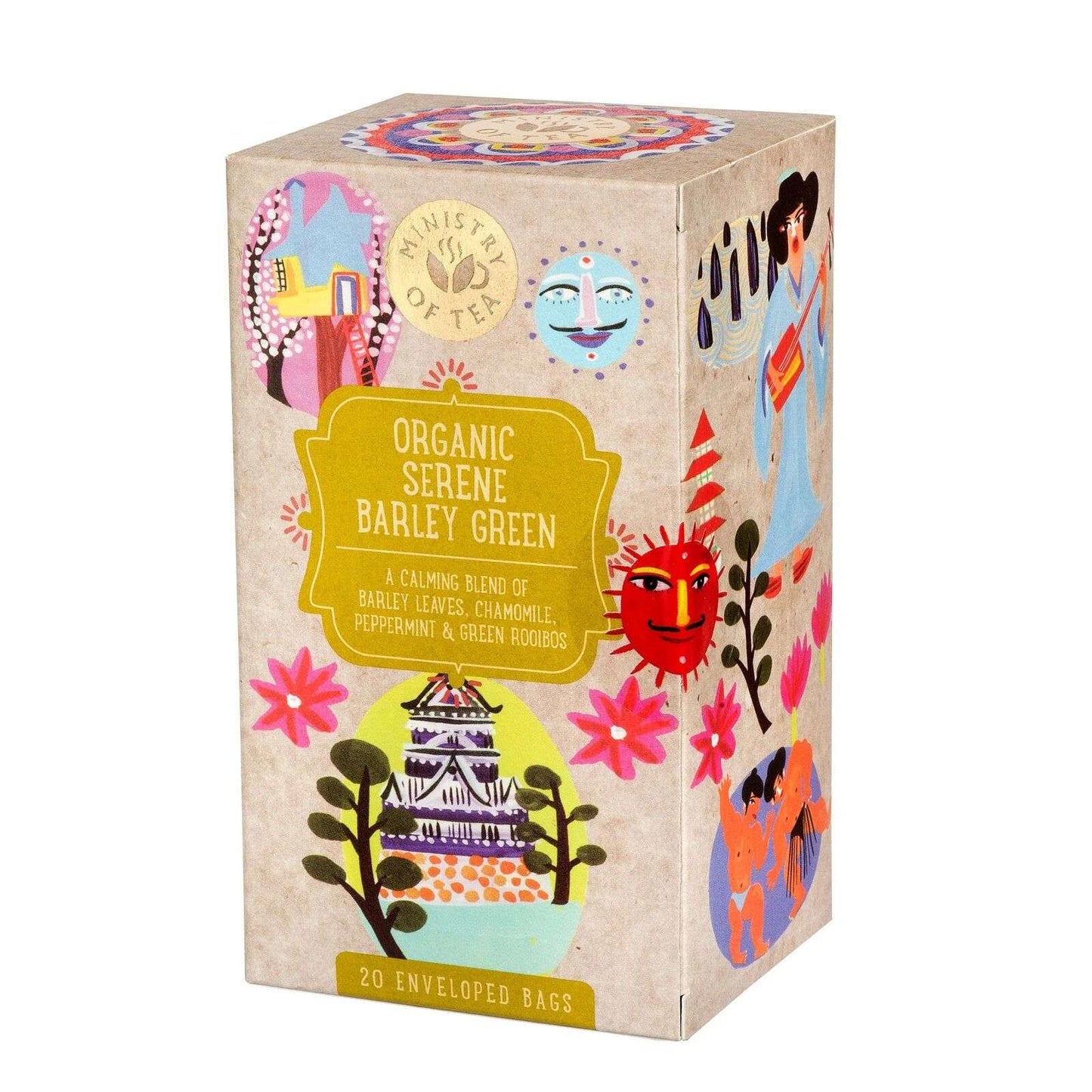 Ministry of Tea Organic Serene Barley Green - 20bags
