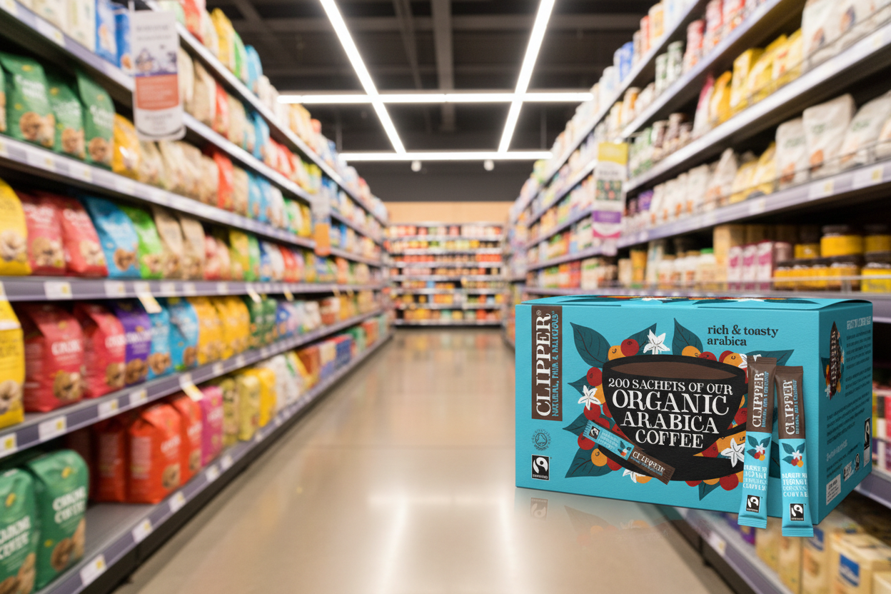 Clipper FT Org Instant Freeze Dried Coffee Sticks - 360g