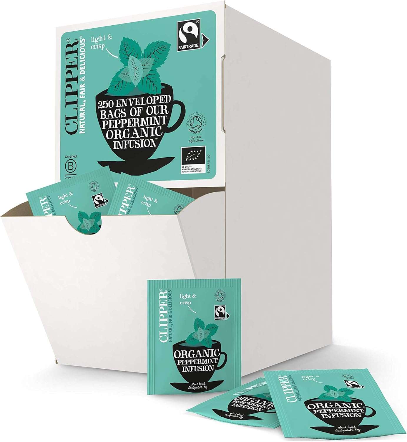 Clipper FT Org Infusion Peppermint 250 Envelopes - 375g