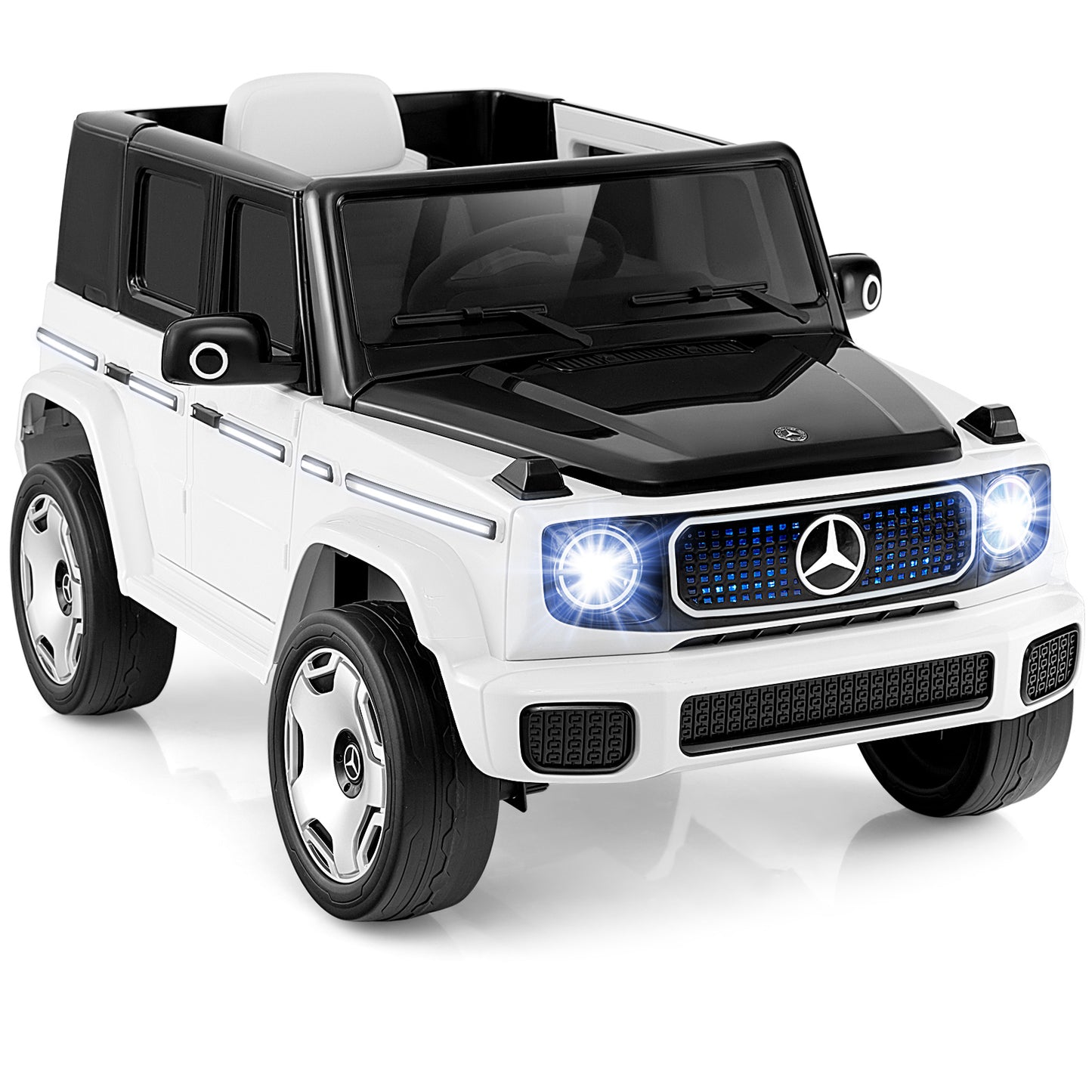 12V Licensed Mercedes-Benz EQG Kids Ride On Car-Black
