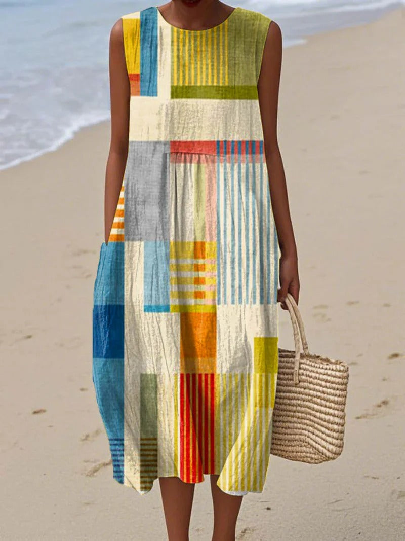 Poppy | Modern Patchwork Dress