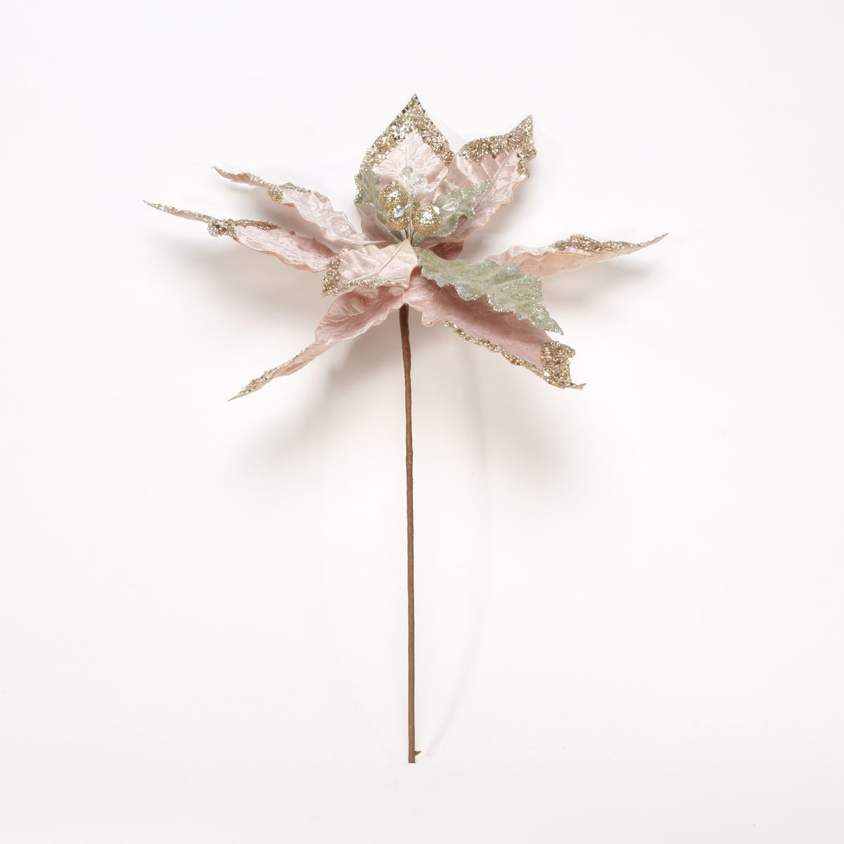 Large Rose Gold Poinsettia (19.5inch)