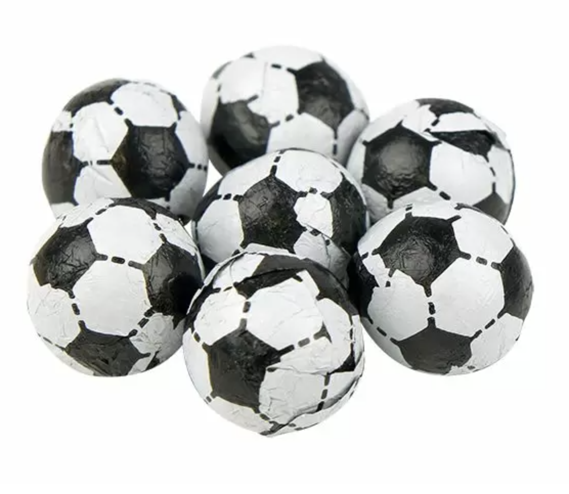 Chocolate Footballs 500g
