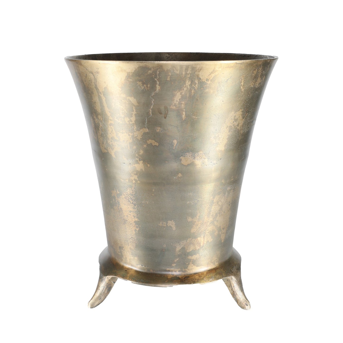 Antique Gold Poseidon Footed Planter (42 x 34.5cm)