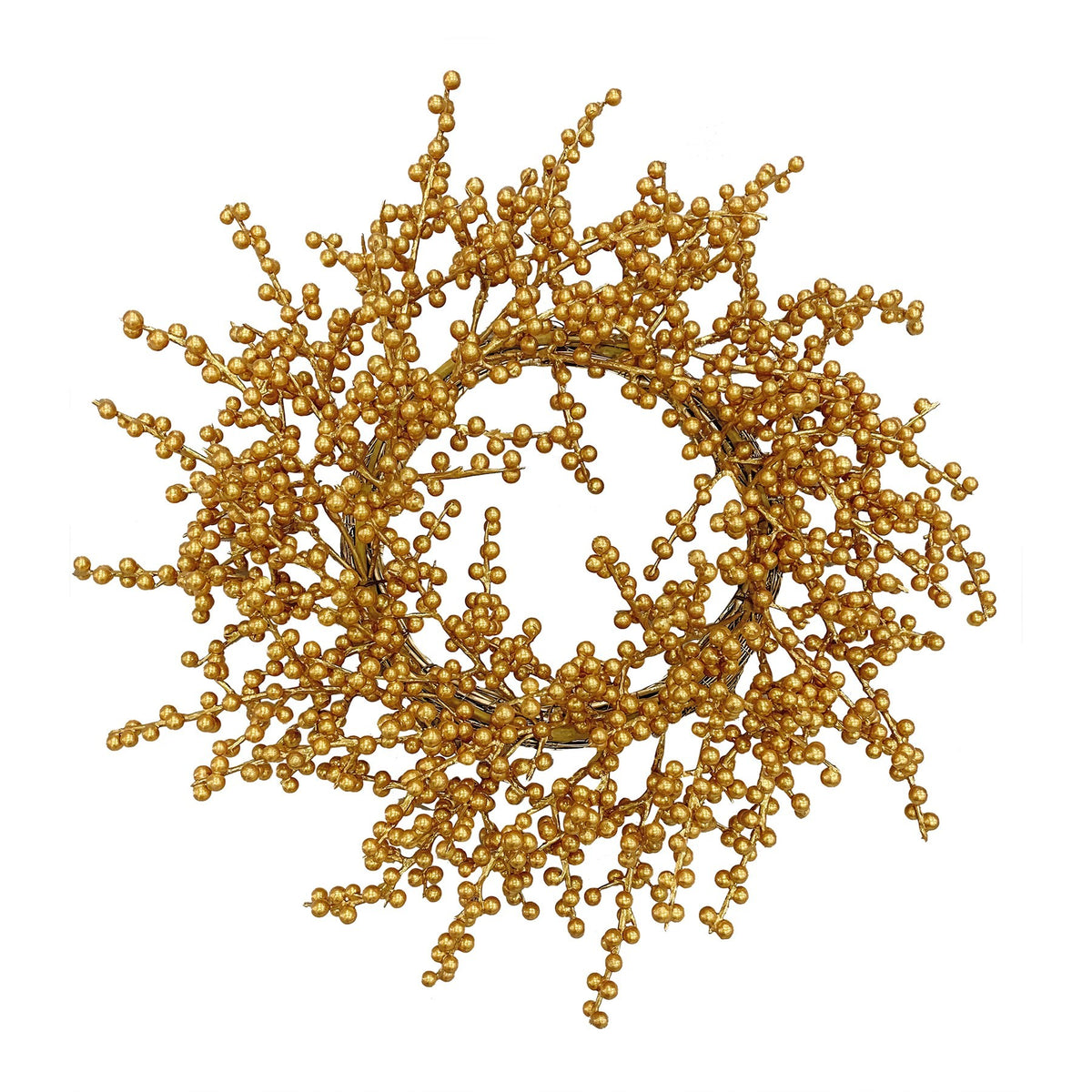 Gold Berry Wreath (60cm)