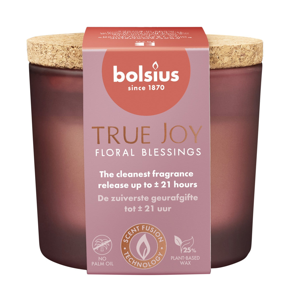 True Joy Fragrance Glass Candle - Floral Blessings