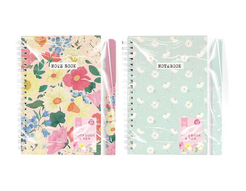 Assorted Mothers Day A5 Notebook & Pen Set