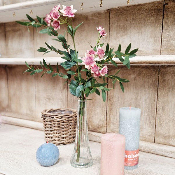 Clear Ashley Bud Vase (21cm)