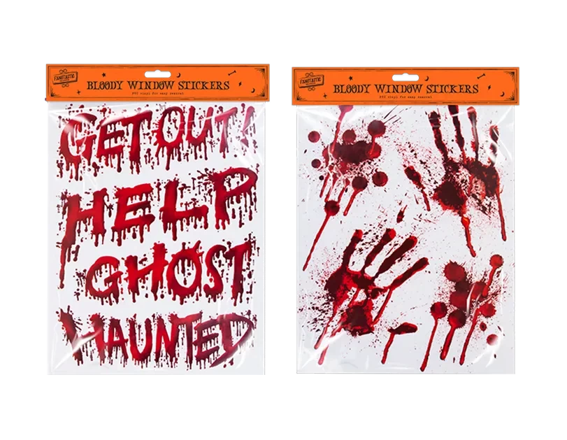 Blood Window Stickers (Assorted)