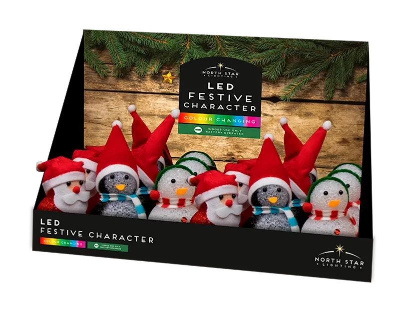 Colour Changing LED Christmas Character