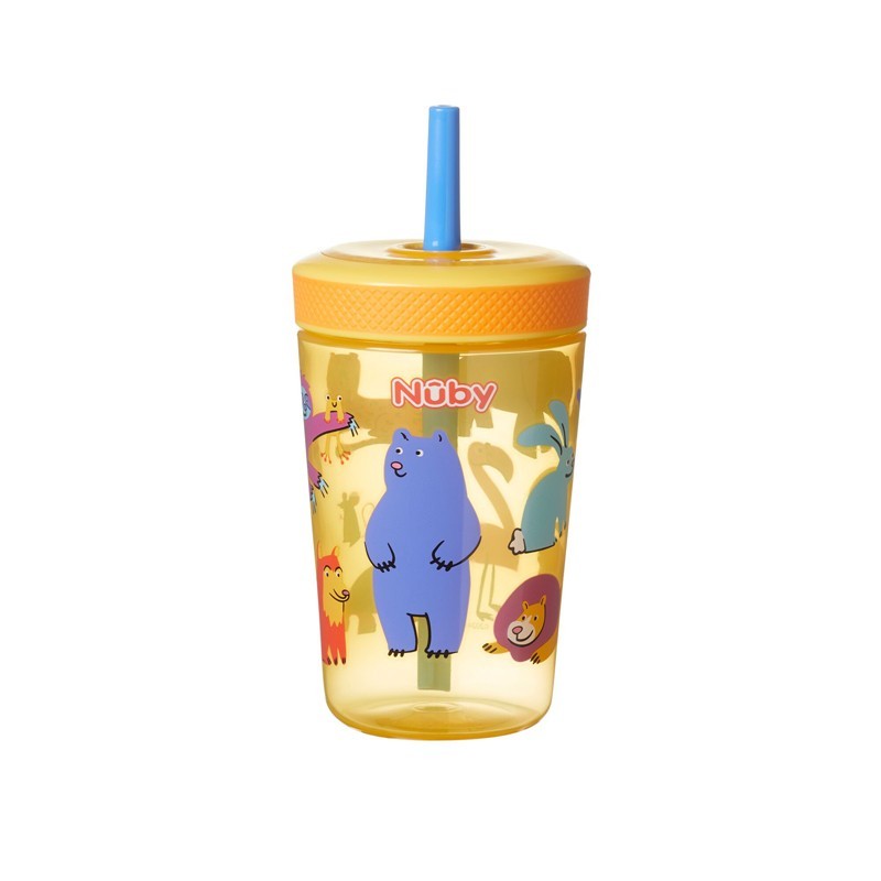 Nuby Baby Toddler Sip It Swirler Straw Drinking Training Cup 14oz 18m+