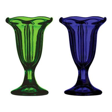 Vidrio Blue Tall Sundae Glass