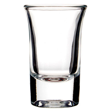 Set of 6 Clear Shot Glasses 35Ml | Euri