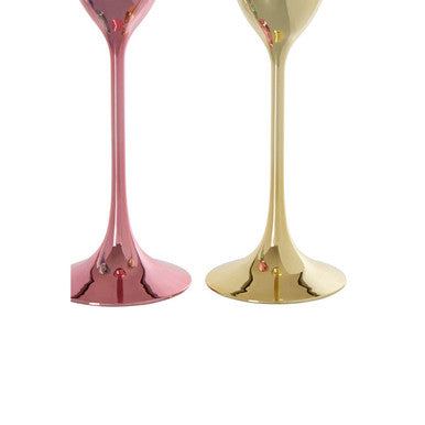 Set of 4 Multicolour Champagne Glasses | Mimo