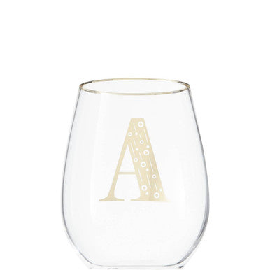 Letter A Curved Tumbler | Claro