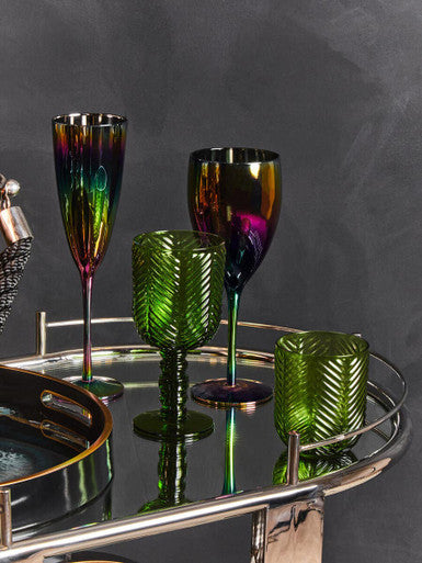 Set of Four Green Tumblers | Fleur