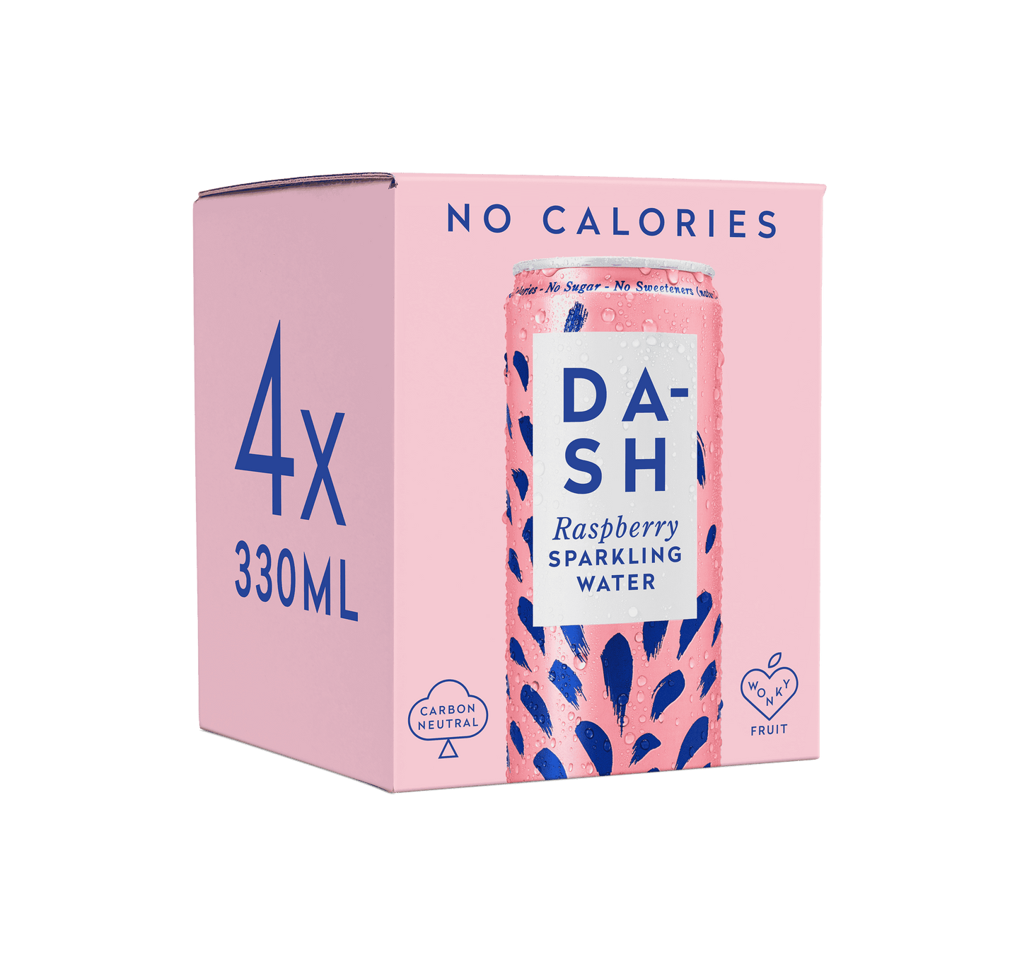6 x Dash Water Sparkling Raspberry Multipack - 4x330ml