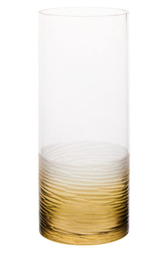 Large Textured Ombre Glass Vase | Caila