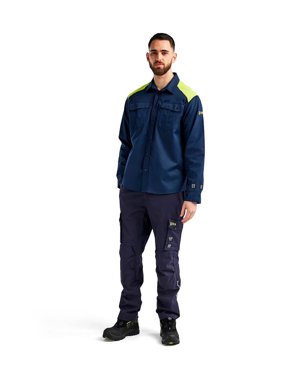 Blaklader 1417 Inherent Water-Repellent Antistatic Flame Resistant Kneepad Trousers