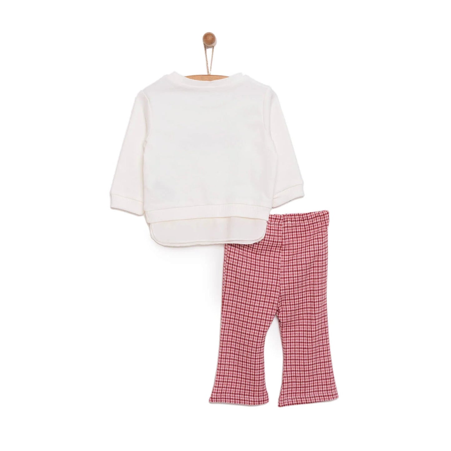 HelloBaby Sweatshirt Footless Bottom - Ecru