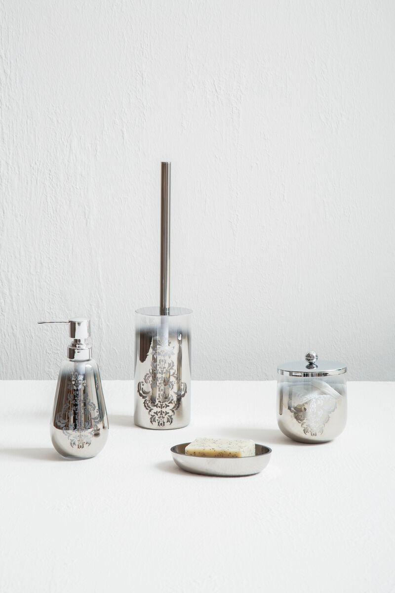 Elissa Silver Ombre Cotton Jar