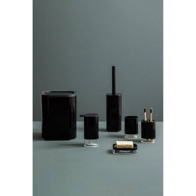 Black Acrylic Toilet Brush Holder | Ando