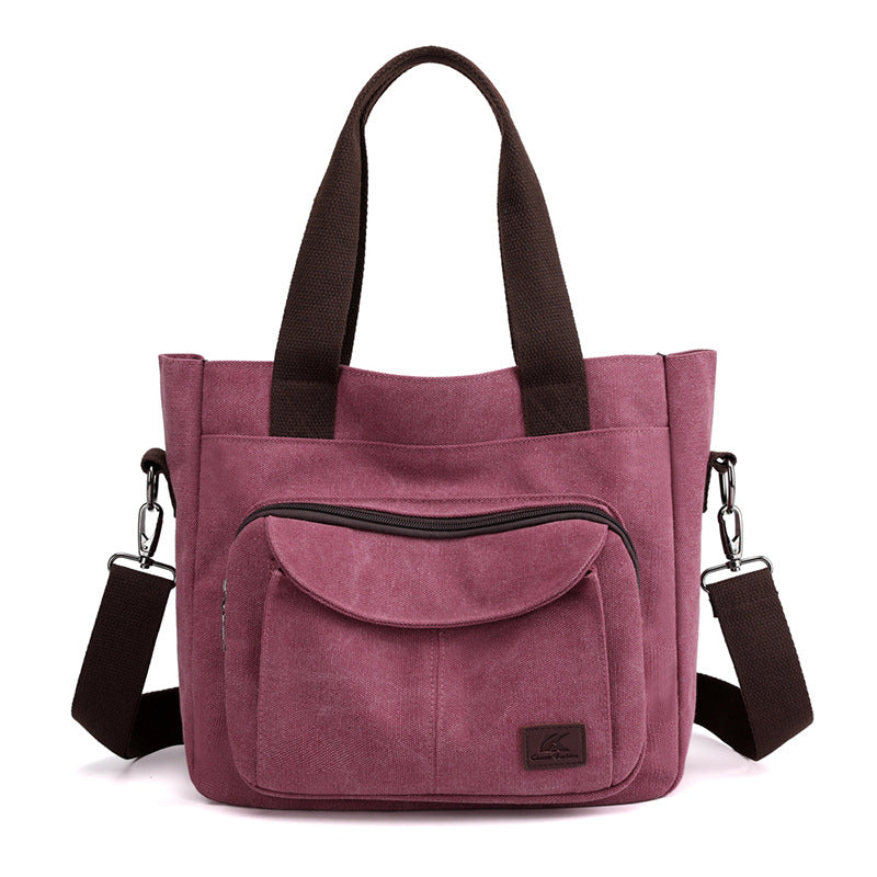 Simple Large-Capacity One-Shoulder Messenger Bag