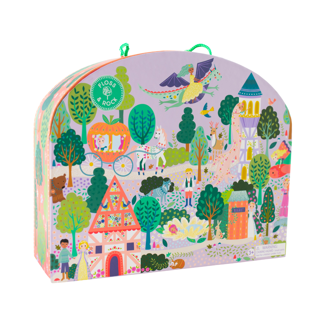 Playbox With Wooden Pieces - Fairy Tale