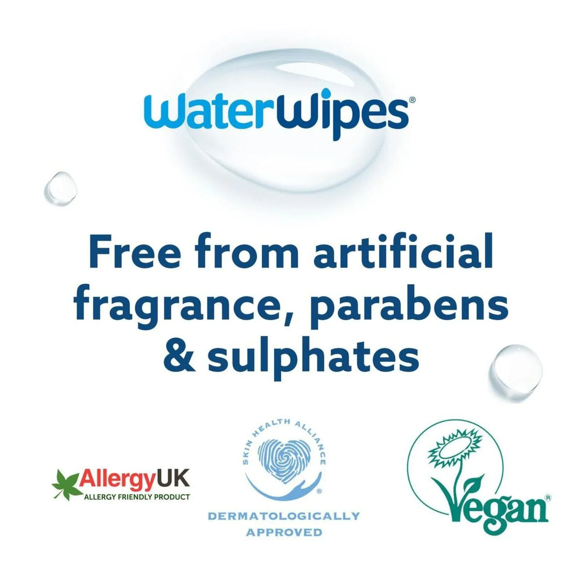 WaterWipes Sensitive Baby & Newborn Wipes 60 pcs
