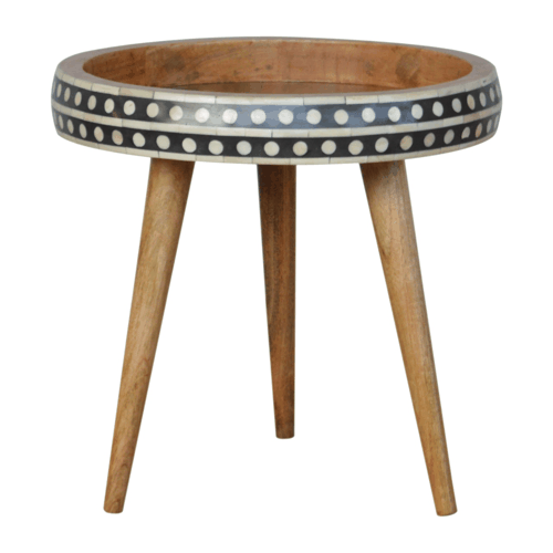 Small Dotted End Table Accent Piece
