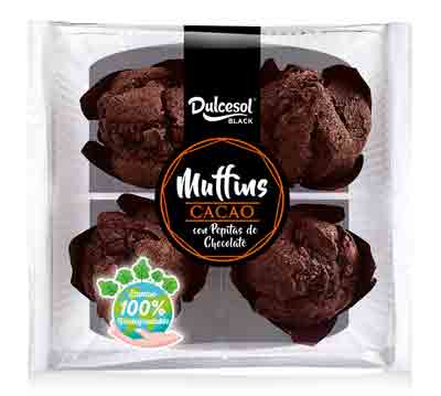 7 x Dulcesol Chocolate Muffins 4 Pack - 300Gm