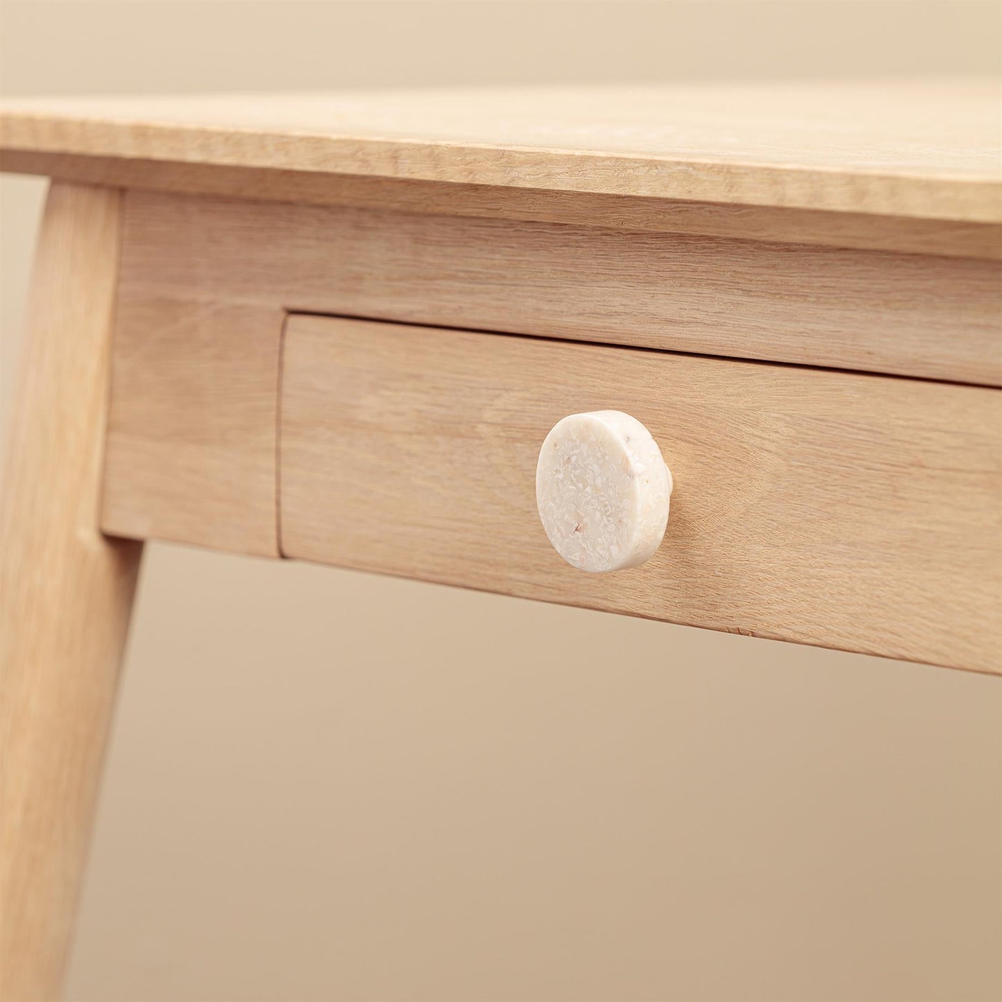 Farida Grey Marble Resin Round Drawer Knobs