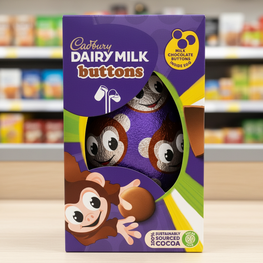 12 x Cadbury White Buttons Small Egg - 97GM
