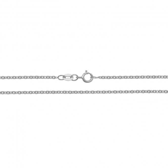 18K White Gold Cable Chain CQ432W