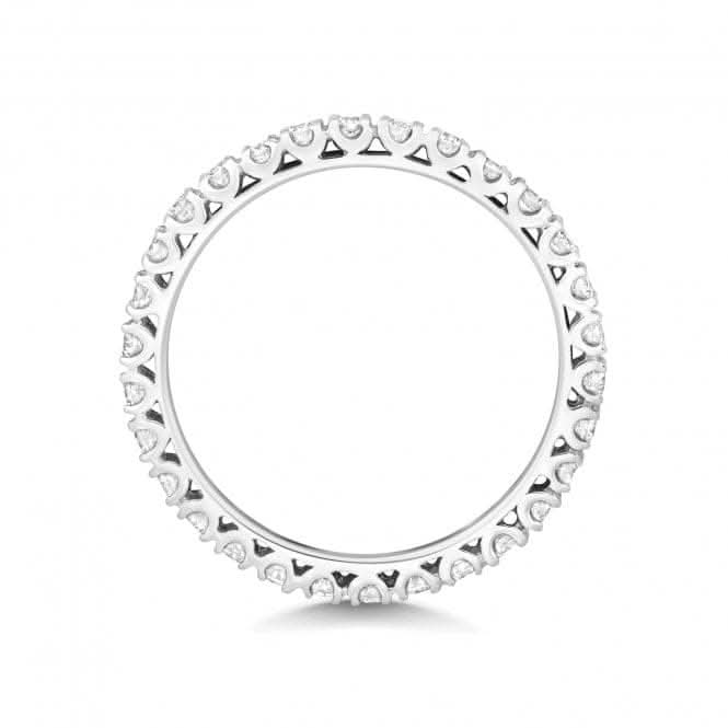 Wedding Band 18ct White Gold Diamond Eternity Ring WQ259W