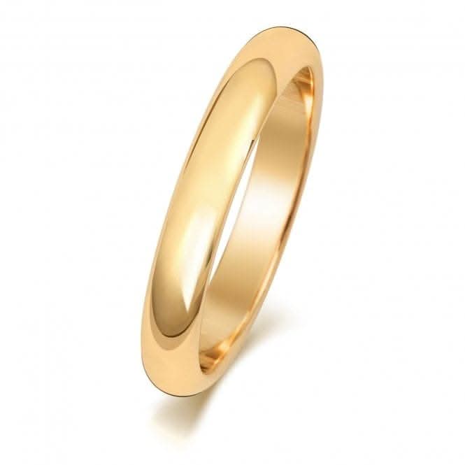 Wedding Band 18K D Shape 3mm-1.7 Wedding Ring WQ103H/I