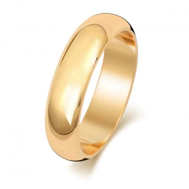 Wedding Band 18K D Shape 5mm-1.2 Wedding Ring WQ105L