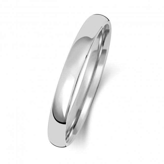 Wedding Band 18K Slight Court 2.5mm-1.15 Wedding Ring WQ112WL/I