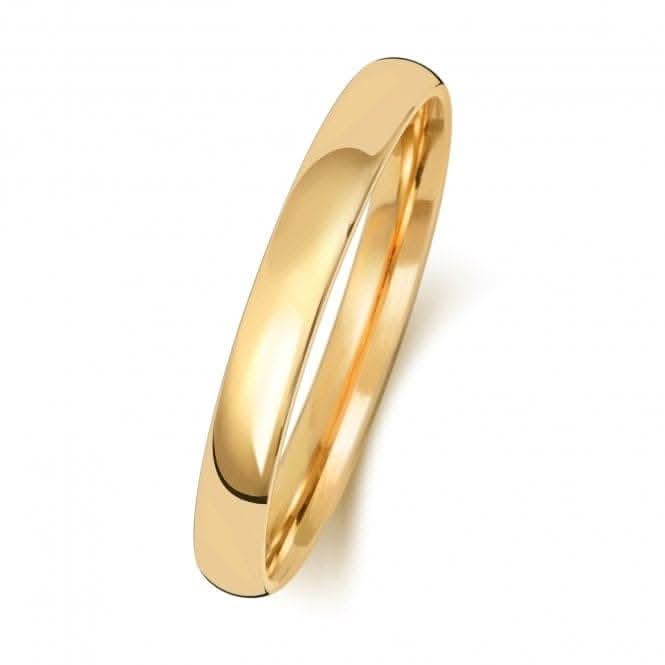 Wedding Band 18K Slight Court 2.5mm-1.7 Wedding Ring WQ112H/I