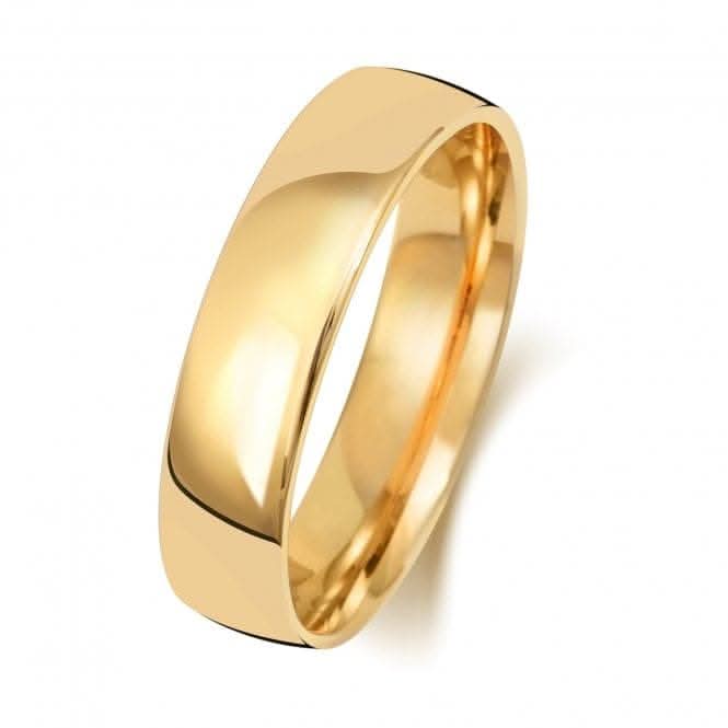 Wedding Band 18K Slight Court 5mm-1.75 Wedding Ring WQ115H