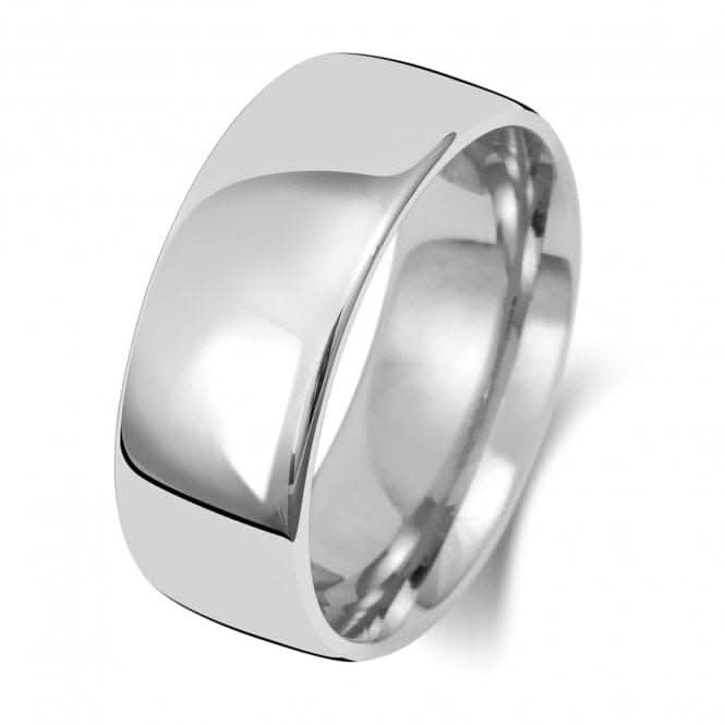 Wedding Band 18K Slight Court 8mm-1.5 Wedding Ring WQ118WM