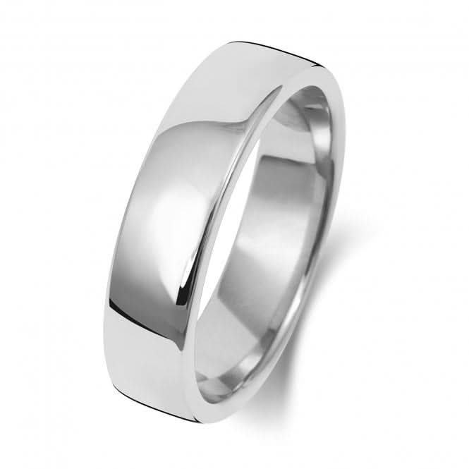 Wedding Band 18K Soft Court 5mm-1.45 Wedding Ring WQ135WM