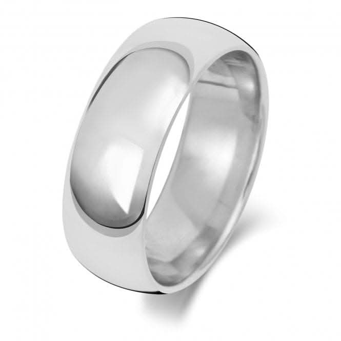 Wedding Band 18K Trad Court 7mm Wedding Ring WQ167WL