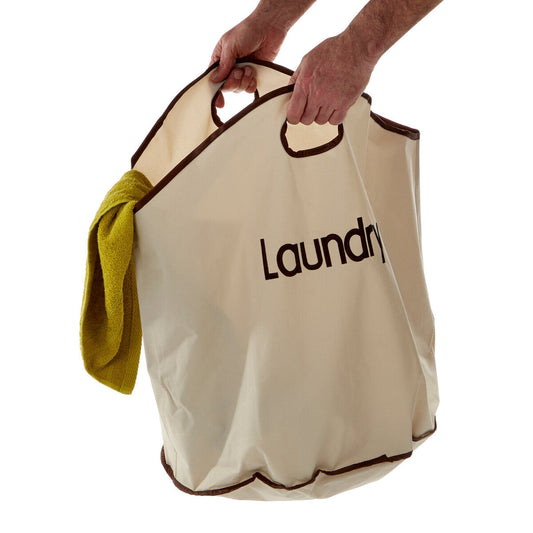 Cream Polyester Laundry Bag | GreenLoop