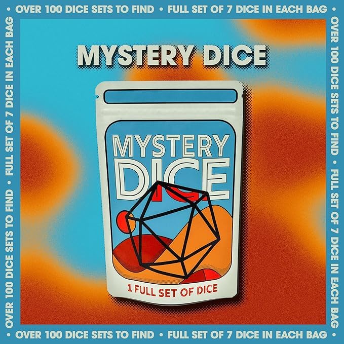 1985 Games Mystery Dice – 7 Polyhedral DND Dice Set for RPGs | Mystery Pack of 1