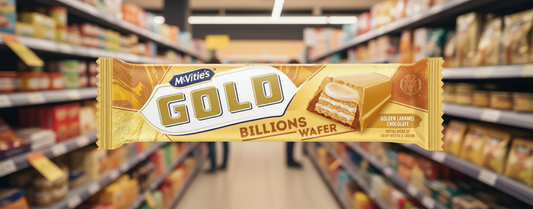 24 x Mcvitie's Gold Billions Wafer Golden Caramel Chocolate 39G