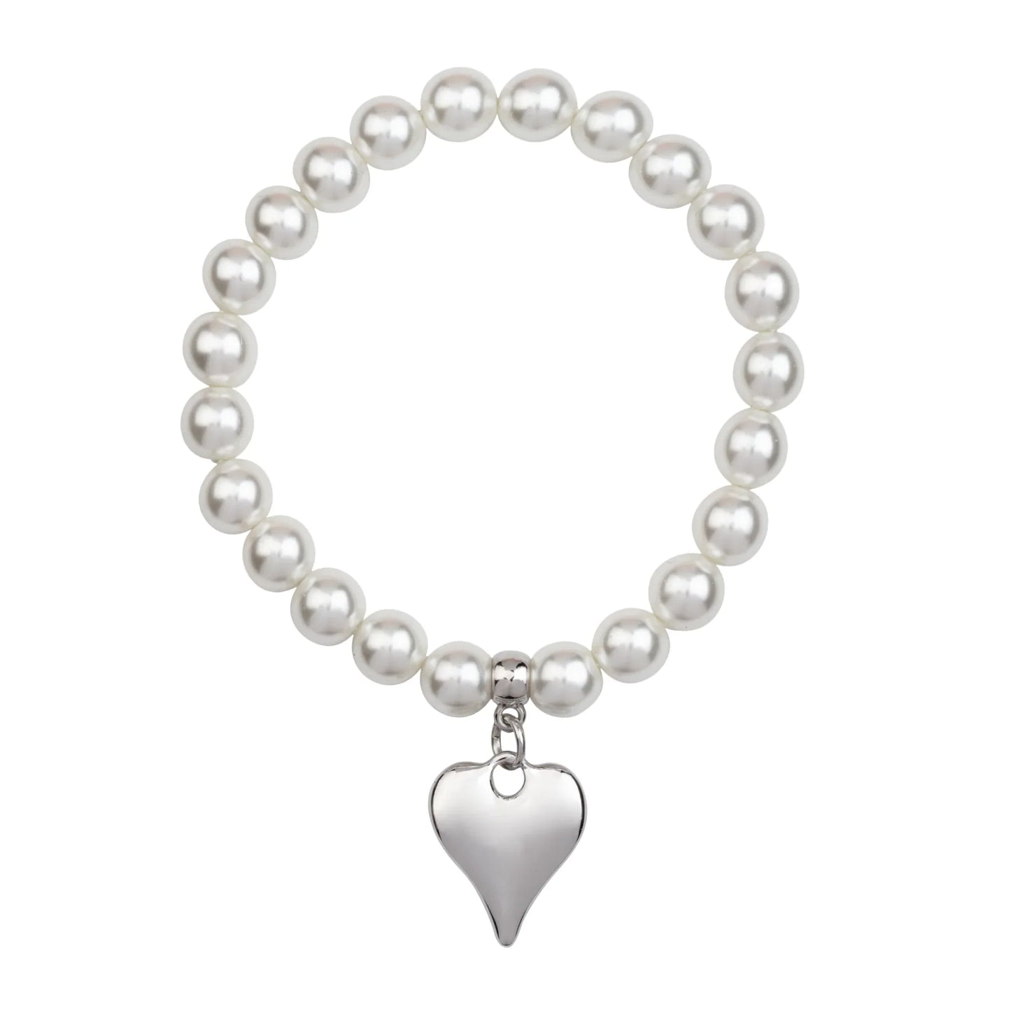 Mother of Pearl Heart Bracelet