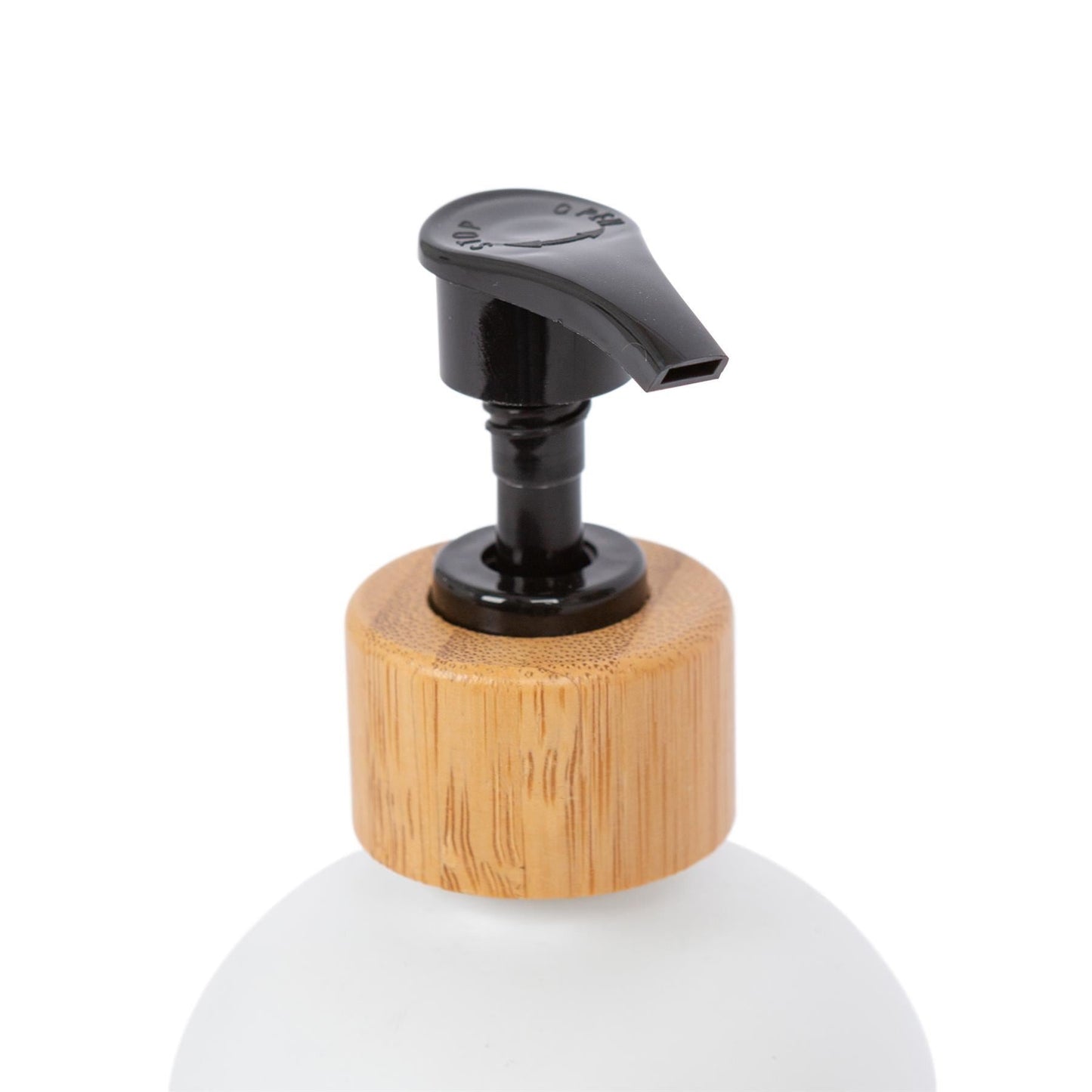 500ml White Glass Hand Soap Dispenser