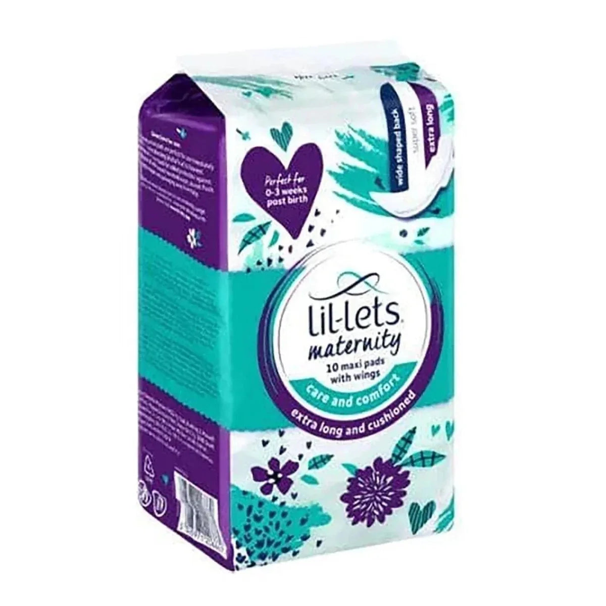 Lil-Lets Maternity Maxi Pads with Wings Extra Long 10 pcs