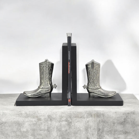18CM ALUMINIUM BOOT BOOKENDS